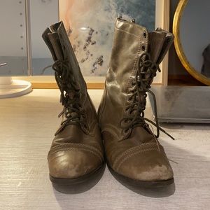 Steve Madden combat boots